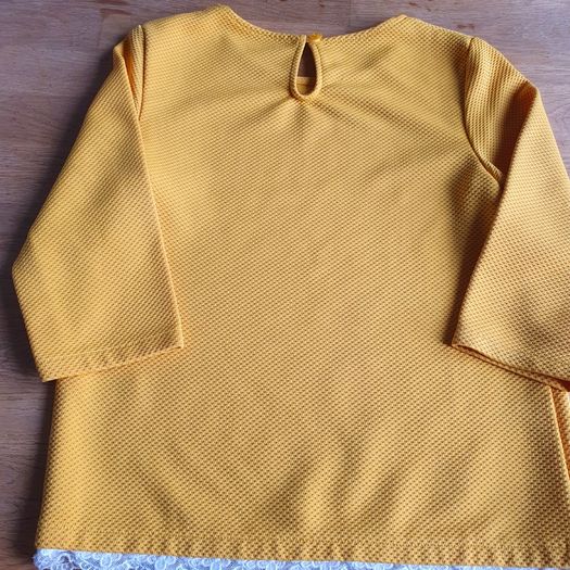 Lovely Girls Lace Trim Long Sleeve Top Age 9 Yrs