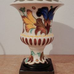Antique handpainted urn