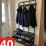 Ikea Pinnig coat hanger and shoe storage Image 2
