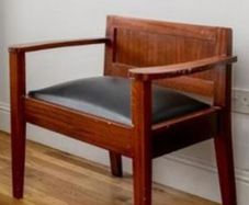 Dutch Art Deco 'Haagse School' Armchair (Mid Century c. 1920s/30s)