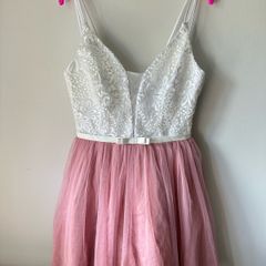 Tulle lace mini dress