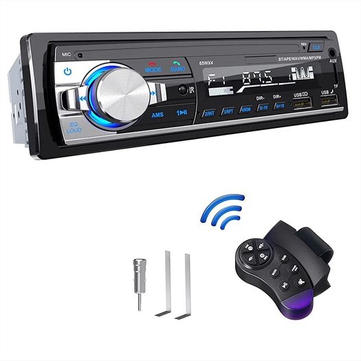 Car Radio Bluetooth Hands-free, CENXINY 4 x 65W Car Stereo Bluetooth 5.0 LCD with Clock, Support USB/AUX in FM/ MP3 / WMA/WAV/MPE Autoradio with Usb and Bluetooth No CD player (FREE POSTAGE)