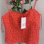 top Bnwt size large red Zara top Image 3