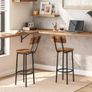 Bar Stools Set of 2, Breakfast Bar Stools Image 8