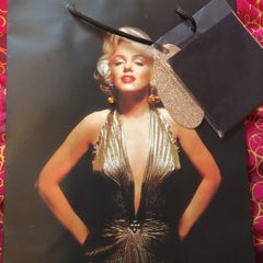 Gift Bag  Large Gold Marilyn Monroe