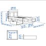 ikea  Storage King Bed with headboard Image 5