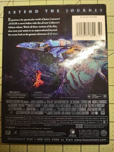 Avatar Collector's Edition Blu-Ray