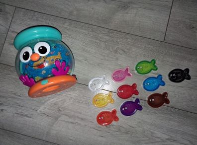 Fish Bowl Educational Interactive Colour Learning Toy With 10 Different Coloured Fish - RRP - 39.99