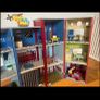 Kids Wooden Fire/police Station Image 3