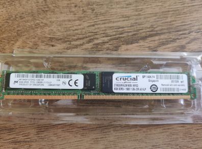 8GB Crucial by Micron ECC Memory Server Ram DDR3 1600MHz 240pin