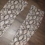 knee high snake print boots size 5 Image 4