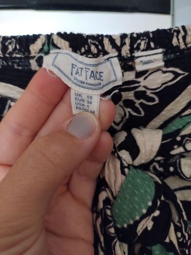 Fat face mosaic skirt
