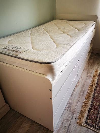 IKEA SLAKT Single Bed with Storage, Excellent Condition