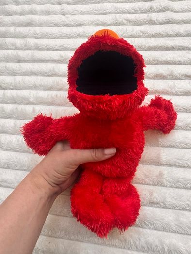 Elmo Sesame Street Hasbro Plush Doll Toy Talks 32443/32442 approx. 25 cm. 2010 Used Please see photos