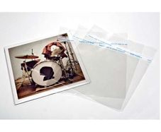 34% OFF! 200 x BLAKE SLEEVES! 7 Inch 45RPM Singles Vinyl Record Covers Crystal CLEAR plastic Outer sleeves - SEALED FLAP