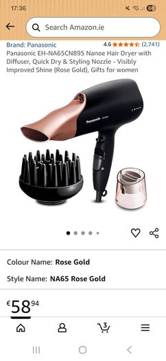 Panasonic hairdryer