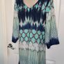 New with Tags J'Aime Lavie Paris Shift Aqua Dress size 14 Image 3