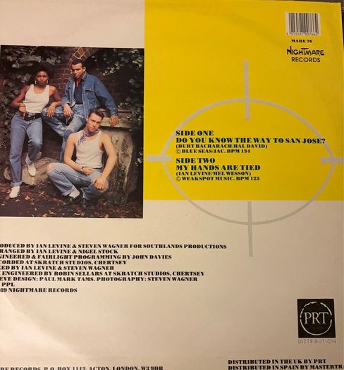 Croisette Do You Know The Way To San Jose 12inch 1989 UK Hi-NRG A1/B1