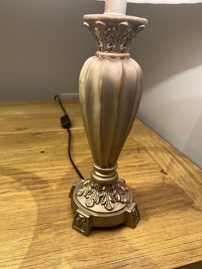 Matching pair of bedside or table lamps
