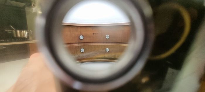 Ludwig Smooth Bronze Vintage Monroe Badge 14 x 6.5 Snare Drum