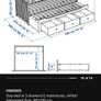 Hemnes Daybed with 2 mattresses + storage Image 6