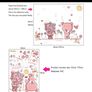 Pink Teddy stickers for wall Image 6