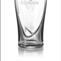 Guinness pint glasses - modern 6 no.
