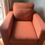 Burnt Orange Armchair Image 2