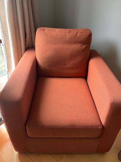 Burnt Orange Armchair