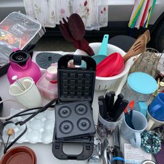 waffle & doughnut maker incl dough portion support