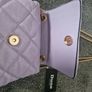 light purple Dune handbag with golden straps Image 3
