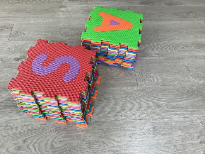 36 piece large  foam alphabet/numbers floor puzzle