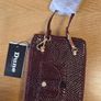 Dune London Sunrise T Burgundy Phone Crossbody Bag - New With Tags Image 2