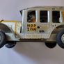 Line-Mar Tin Car: Friction Old Jalopy with Siren and Driver - (1940s-1950s with Box Rare) Image 2