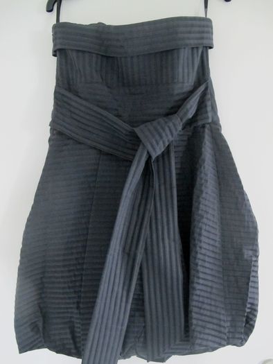 Warehouse black party bandeau dress size 10