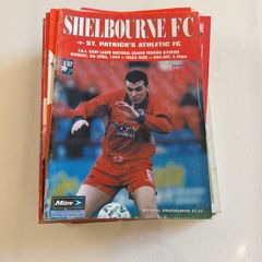 Shelbourne F.C. Football Programmes. Bundle. 24. Late 1990s Early 2000s.