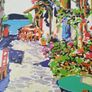 Hand painted framed painting for sale. Image 2