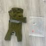 Winter Dog Coat,Adjustable Pet Warm Onesie Thickens Warmth Fleece Jumpsuit Clothes Pajamas Costume Apparel for Small Dogs Medium Dogs (M, Olive Green) Image 3