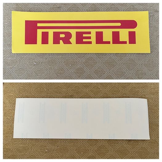 Official Pirelli F1 Tyres Sticker