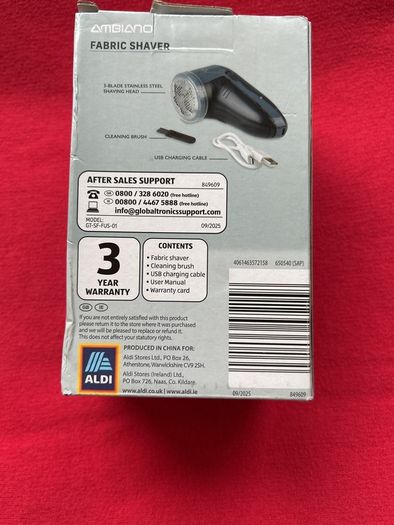 Fabric shaver