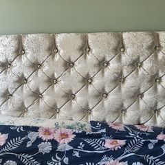 luxury crushed velvet headboard