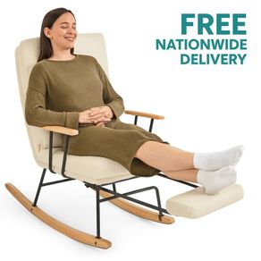Rocking Recliner Chair with Pull-Out Footrest
