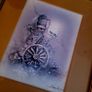 Vintage pair of finch prints Image 3