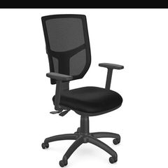 OA Series Mesh Back  Black Evert Fabric Seat