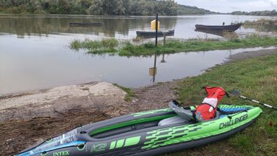 Intex Challenger K2 Inflatable Kayak with Paddles