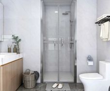 Shower Door Clear ESG 76x190 cm