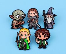 Lord of the Rings Enamel Pin Bundle (5-Pack)