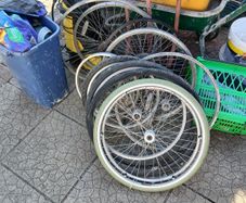 bicycle wheels clearance