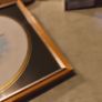 GIORDANO Print Dog Cat Oval Wooden frame Vintage Wall hanging Image 7