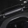 Wall Hung Rimless Toilet with Bidet Function Ceramic Black Image 4